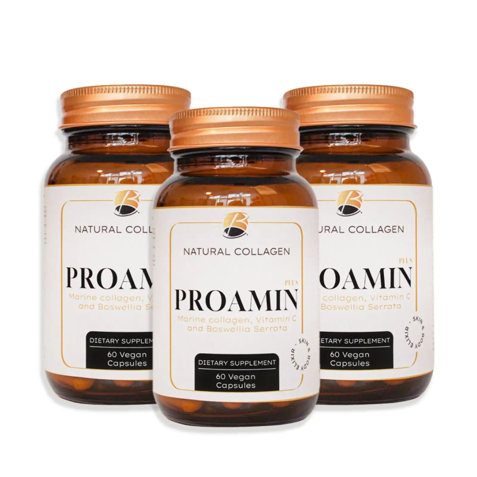 Морски Колаген PROAMIN PLUS 3 - Pack (Спести 20%) - BILEYA